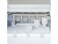 H.koenig ijsblokjesmachine kb14 12kg per dag 2 ijsblokjes formaten zilver - afbeelding 4 van  6