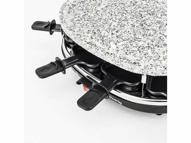 H.koening steengrill/gourmetset zwart - afbeelding 3 van  4