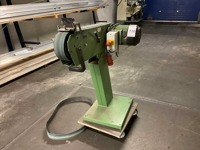 Hm tas-75 stationaire bandschuurmachine - afbeelding 1 van  7
