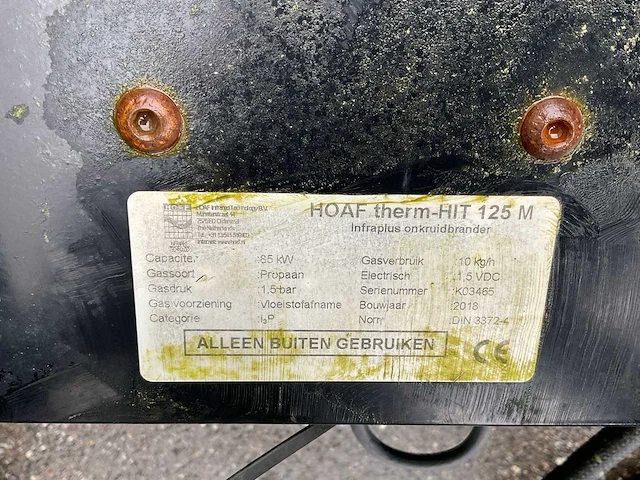 Hoaf therm-hit 125 m onkruidbrander - afbeelding 7 van  7