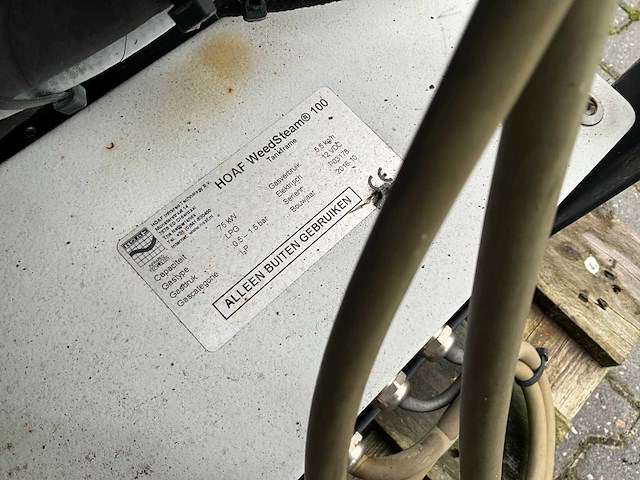 Hoaf weedsteam onkruidbrander met tank - afbeelding 4 van  13