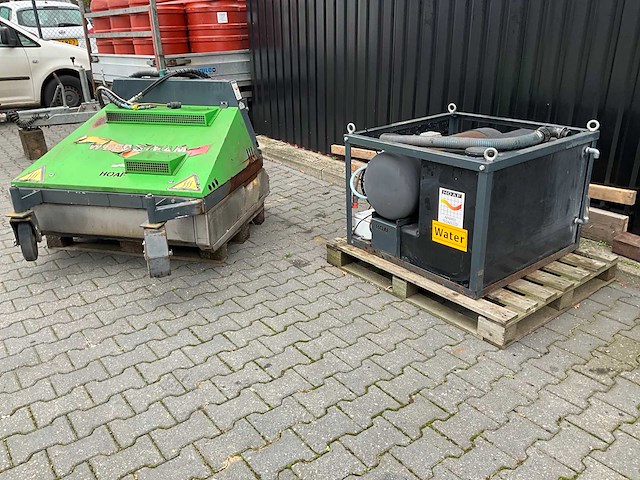 Hoaf weedsteam onkruidbrander met tank - afbeelding 1 van  13