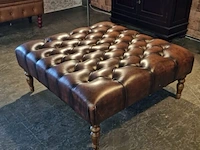 Hocker chesterfield, brothley, bruin - afbeelding 2 van  2