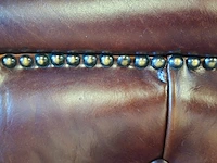 Hocker chesterfield, bruin - afbeelding 2 van  3