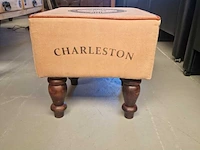 Hocker chesterfield, charleston, bruin - afbeelding 1 van  2