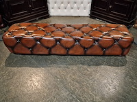 Hocker chesterfield, hauxley, bruin - afbeelding 2 van  3