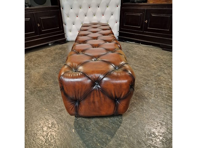 Hocker chesterfield, hauxley, bruin - afbeelding 3 van  3