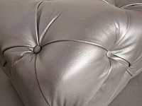 Hocker, chesterfield, hauxley, zilver - afbeelding 2 van  2