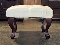 Hocker chesterfield, king, creme - afbeelding 1 van  4