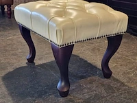 Hocker chesterfield, king, creme - afbeelding 3 van  4