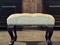 Hocker chesterfield, king, creme - afbeelding 2 van  3