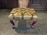 Hocker chesterfield, king, goud - afbeelding 1 van  3