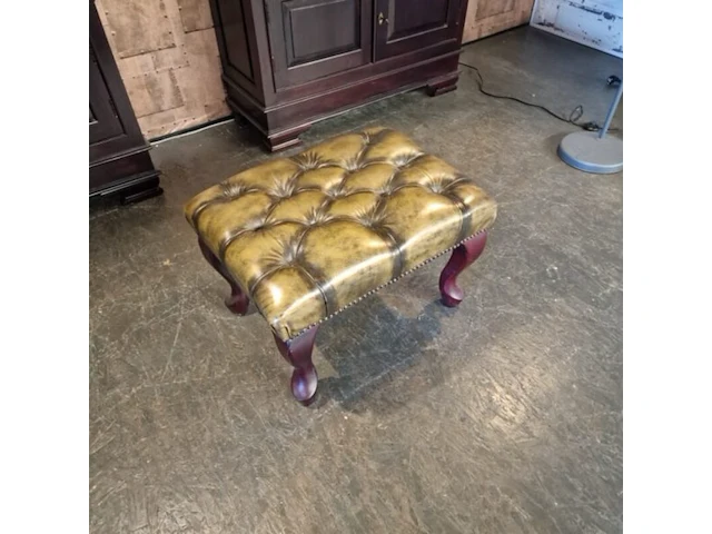 Hocker chesterfield, king, goud - afbeelding 3 van  3