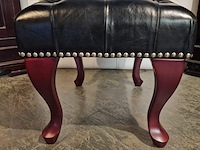 Hocker chesterfield, king, zwart - afbeelding 2 van  4