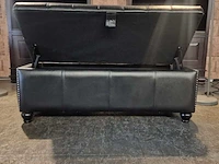 Hocker chesterfield, langholm, zwart - afbeelding 4 van  4