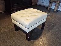 Hocker chesterfield, lord, creme - afbeelding 3 van  4