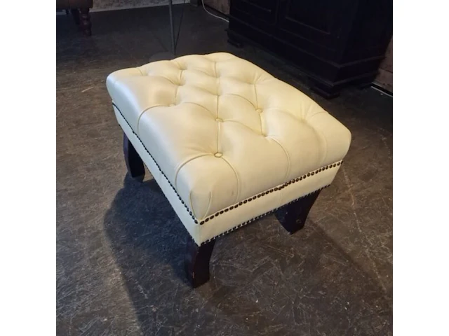 Hocker chesterfield, lord, creme - afbeelding 4 van  4