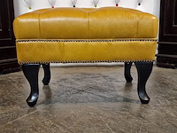 Hocker chesterfield, lord, oranje - afbeelding 4 van  4