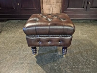 Hocker chesterfield, medburn, bruin - afbeelding 1 van  3