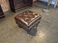 Hocker chesterfield, medburn, bruin - afbeelding 2 van  3