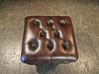 Hocker chesterfield, medburn, bruin - afbeelding 3 van  3