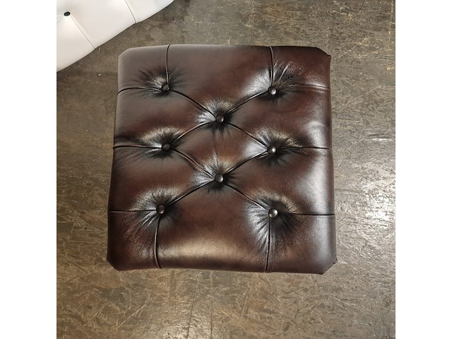 Hocker chesterfield, medburn, bruin - afbeelding 4 van  4