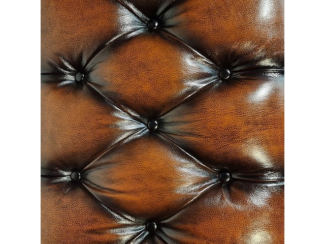 Hocker chesterfield, osborne, bruin - afbeelding 6 van  6