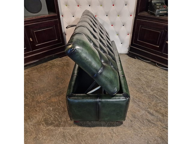 Hocker chesterfield, osborne, groen - afbeelding 7 van  8