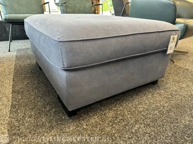 Hocker donkerblauw - afbeelding 1 van  4