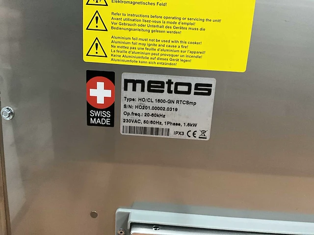 Ho/cl 1600-gn rtcs inductie warmhoudplaat - afbeelding 6 van  7