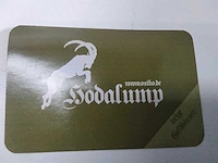Hodalump - bruine lederen anti-scim portemonnees. (16x) - afbeelding 4 van  6