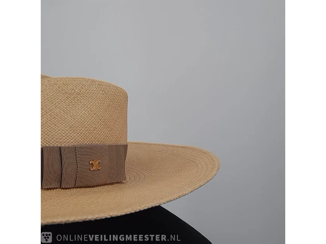 Hoed, maat 57 celine, street style straw hat - afbeelding 4 van  9