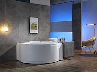 Hoek massagebad met waterval massage - afbeelding 12 van  13