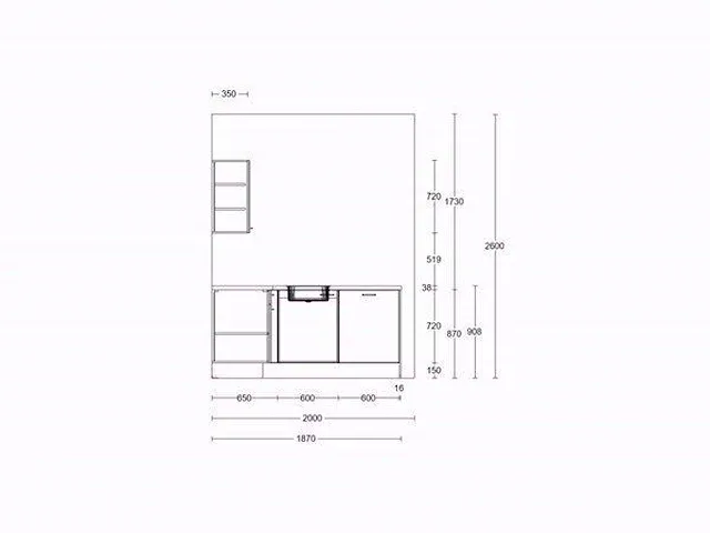 Hoek opgestelde keuken - afbeelding 10 van  11