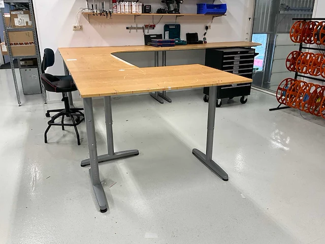 Hoek werktafel - afbeelding 1 van  6
