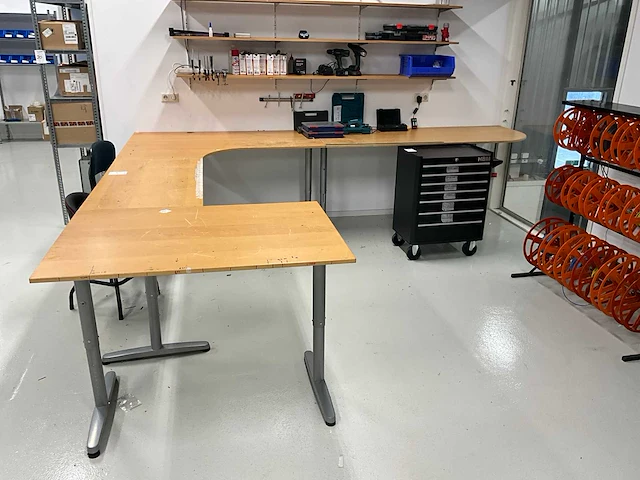 Hoek werktafel - afbeelding 2 van  6