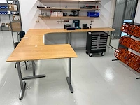 Hoek werktafel - afbeelding 2 van  6