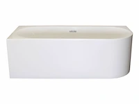 Hoekbad links karo, 64.0003, wit - afbeelding 1 van  3