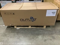Hoekbad links karo, 64.0003, wit - afbeelding 3 van  3