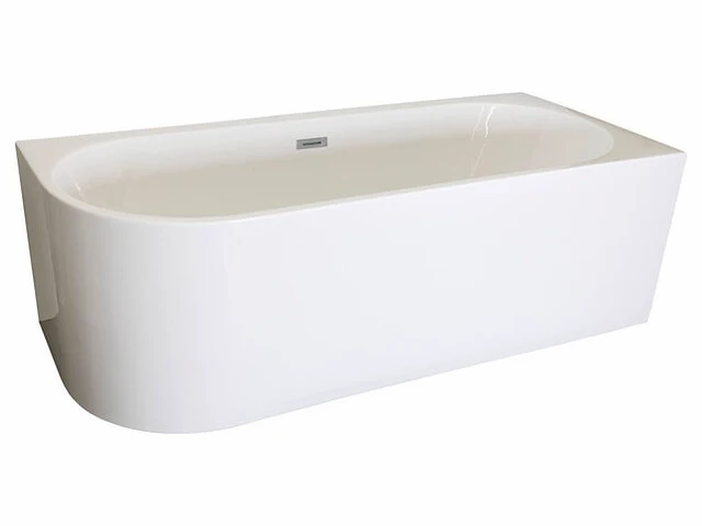 Hoekbad rechts karo, 64.0004, wit - afbeelding 1 van  3