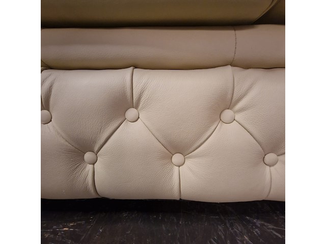 Hoekbank chesterfield, brighton, crème - afbeelding 4 van  13