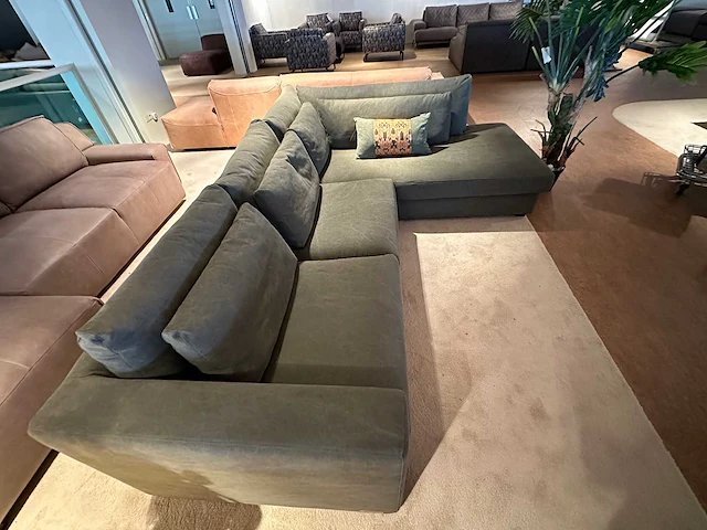 Hoekbank met longchair rechts - afbeelding 3 van  9