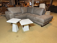 Hoekbank met open eiland, taupe - afbeelding 1 van  5