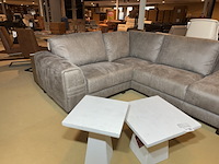 Hoekbank met open eiland, taupe - afbeelding 3 van  5