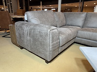 Hoekbank met open eiland, taupe - afbeelding 4 van  5