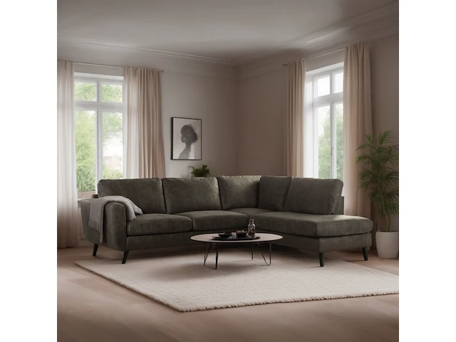 Hoekbank, profurn, groen, 2025 - afbeelding 1 van  5