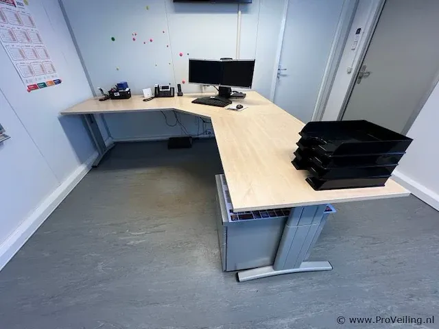 Hoekbureau - 240x240x80x78 cm - afbeelding 2 van  2