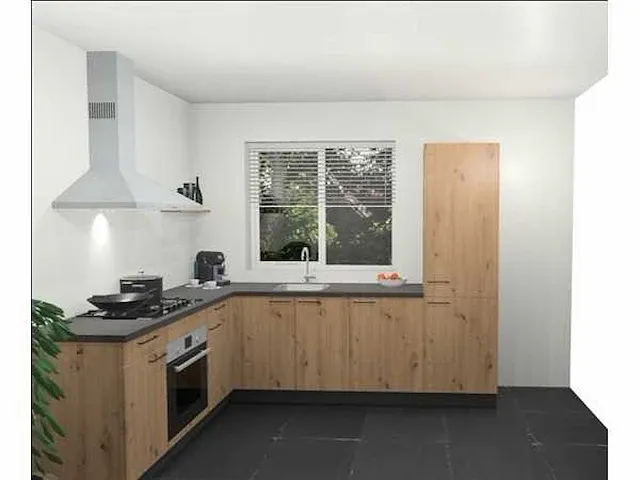Hoekopgestelde keuken - afbeelding 2 van  7