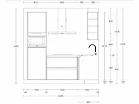 Hoekopgestelde keuken - afbeelding 2 van  6