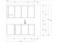 Hoekopgestelde keuken - afbeelding 3 van  6
